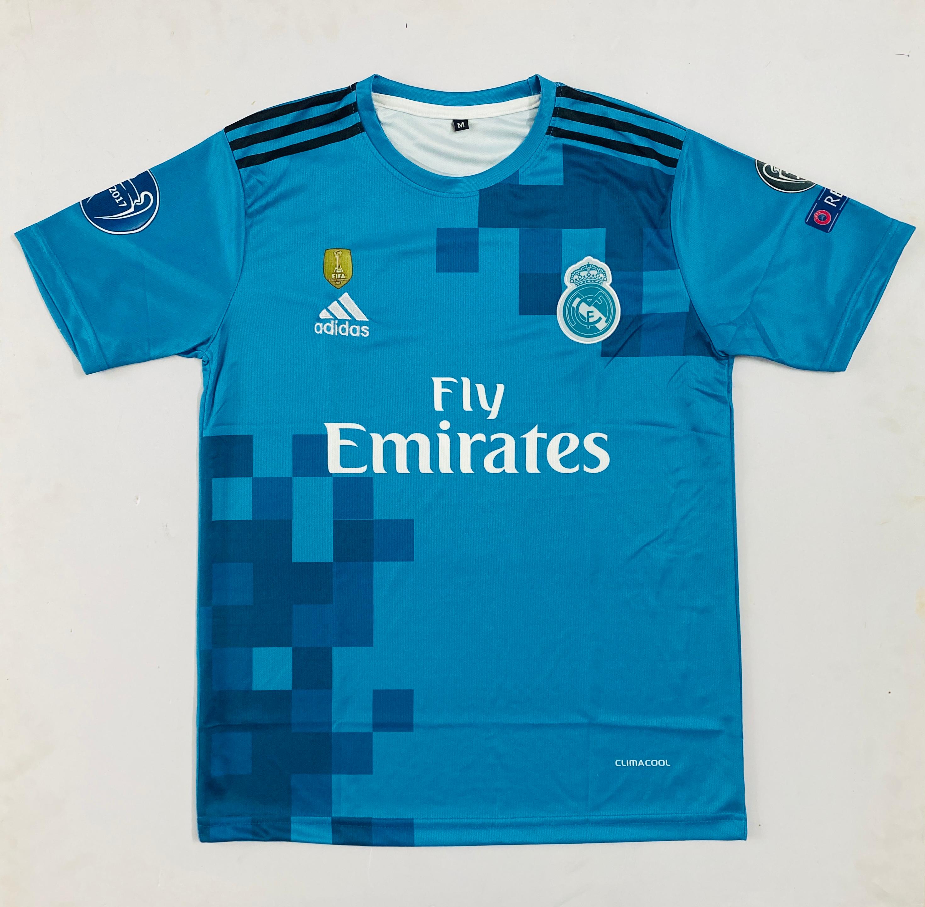 Real Madrid 2017-18 Third Ronaldo - Half and Embroider PREMIUM