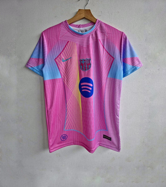 Yamal Fc barcelona pink special edition half sleeves kit