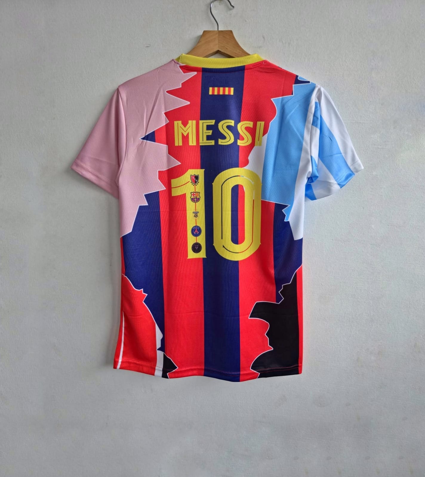 Limited edition messi all tribut half sleeves