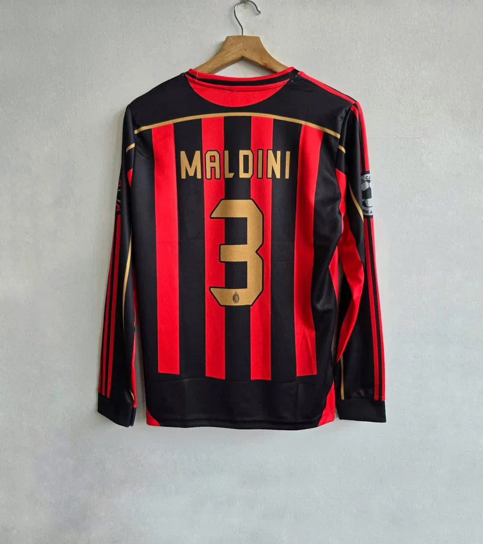 Ac Milan 2006-07 home Maldini full sleeves retro