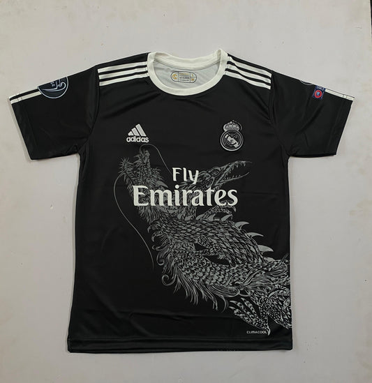 Real madrid x dragon Ronaldo half sleeve retro