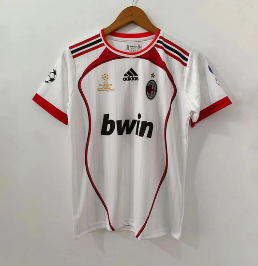 Ac milan 2006-07 away maldini half sleevs retro