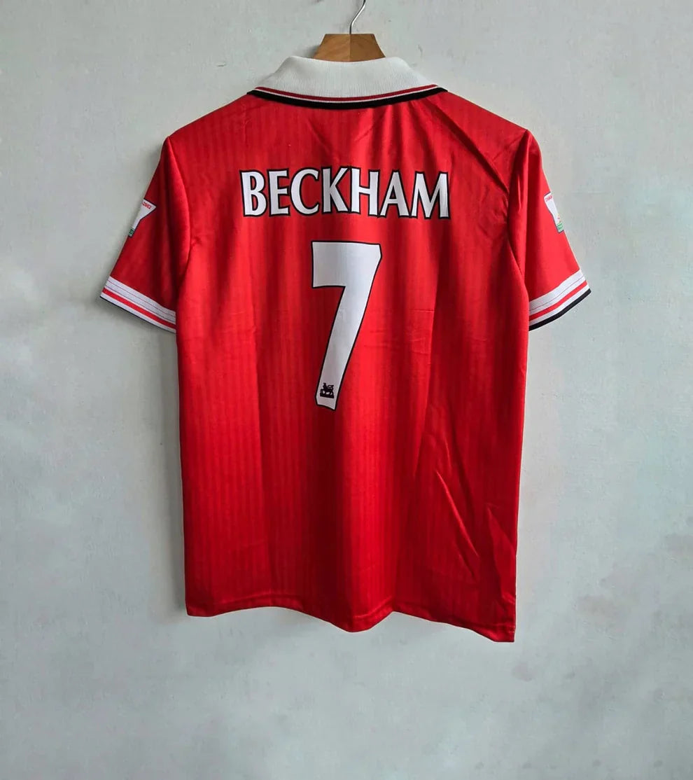 Manchester United 1998-99 D. Beckham half sleeves