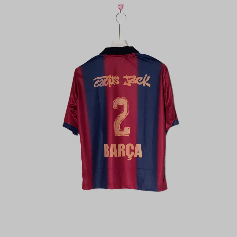 Fc Barcelona X CJ travis scott half sleeve limited edition retro