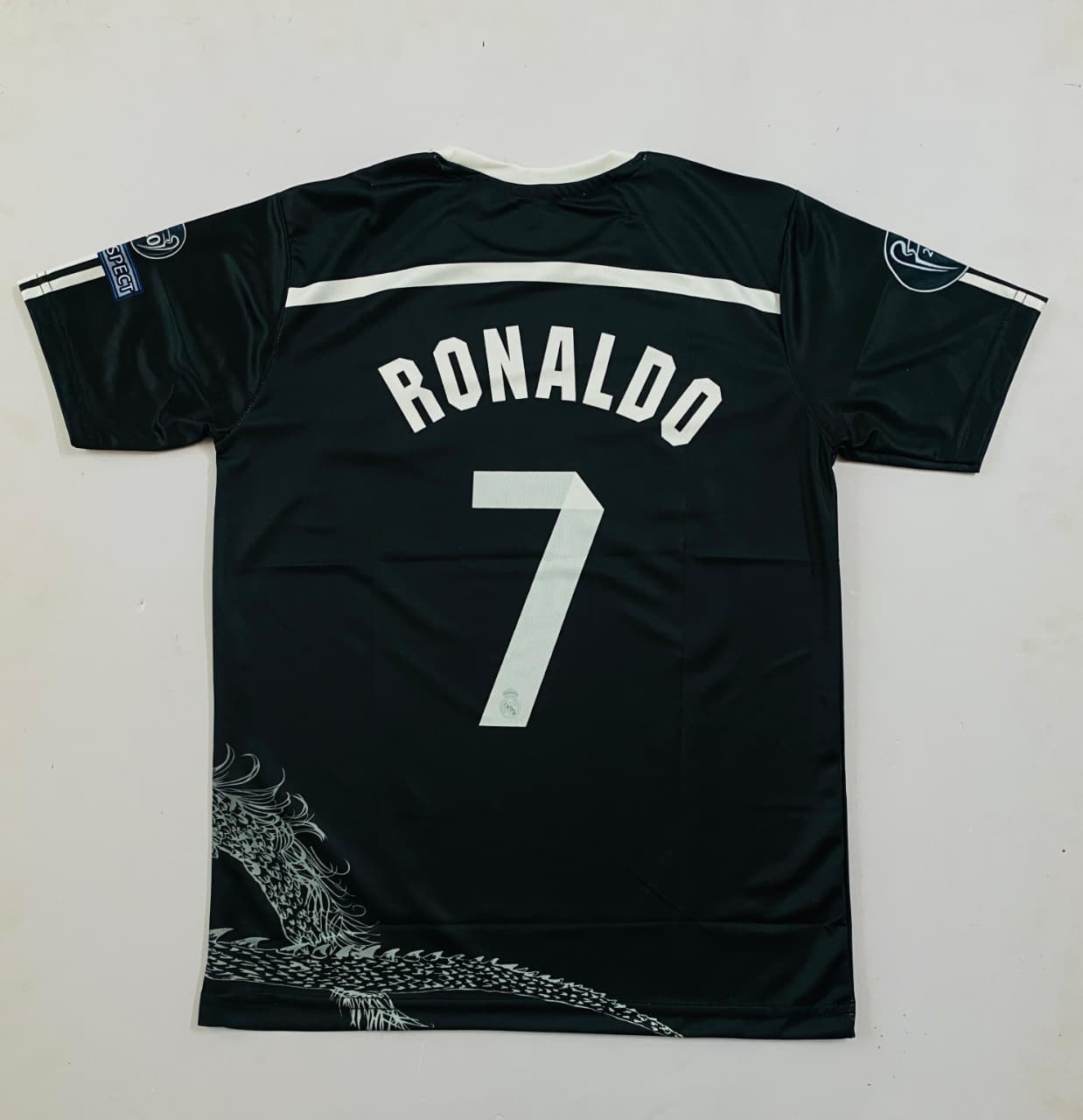 Real madrid x dragon Ronaldo half sleeve retro
