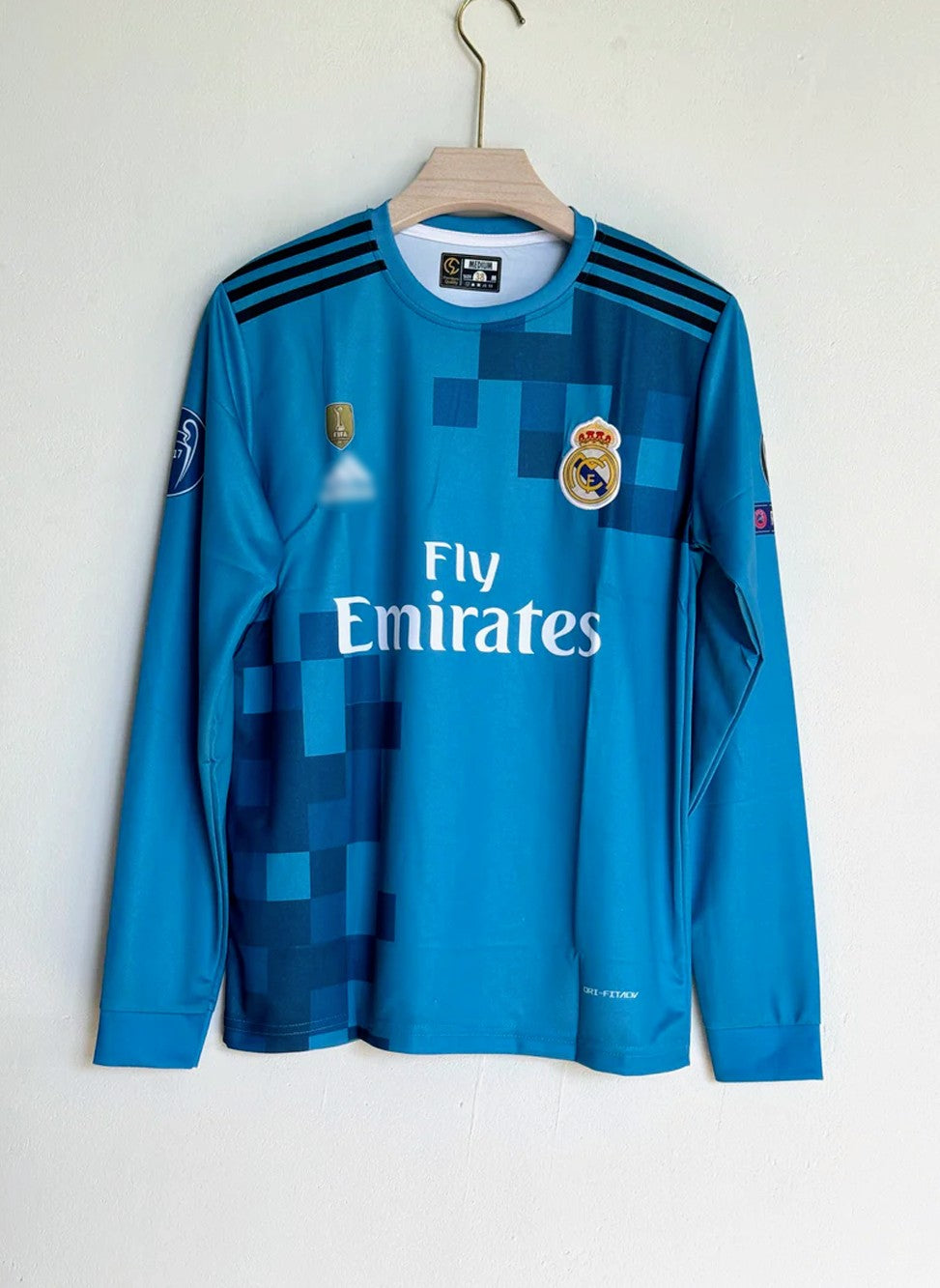 Real Madrid 2017-18 third full sleeve Embroidery RONALDO (PREMIUM QUALITY)