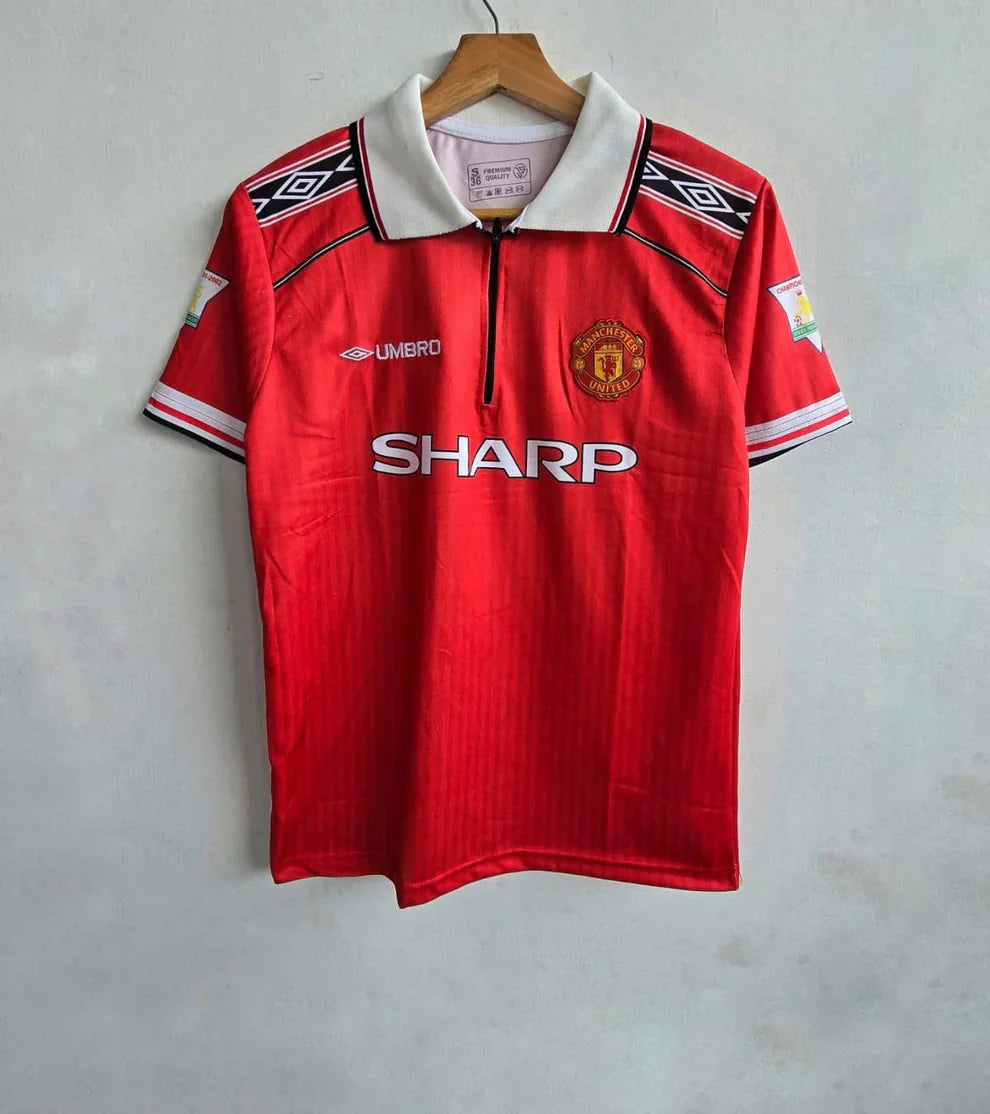 Manchester United 1998-99 D. Beckham half sleeves